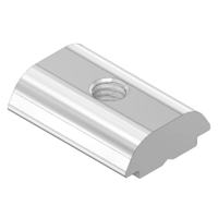 MODULAR SOLUTIONS ZINC PLATED FASTENER&lt;br&gt;M4 LONG RECTANGLE NUT